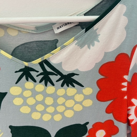 Marimekko Virran Kukkatori Women Top size Large - MSRP 295$ - Picture 2 of 7